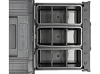 Ящик модульний Т3 системи S12 пластиковий з 2 висувними ящиками 450x313x245мм YATO YT-08973, фото 2