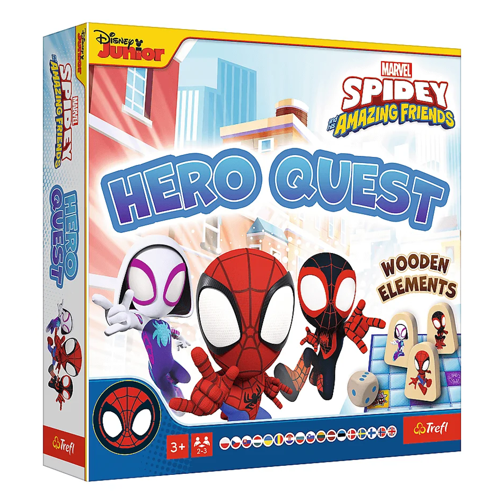 Настільна гра "Квести для героя", Дісней: "Людина павук" Trefl (5900511024364)