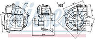 Вентилятор кабины кондиц. OPEL COMBO / OPEL CORSA C (X01) 2000-2012 г.