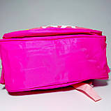 Рюкзак дитячий для дівчинки єдиноріг 813 малиновий із гаманцем, фото 4