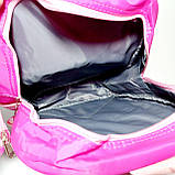 Рюкзак дитячий для дівчинки єдиноріг 813 малиновий із гаманцем, фото 5