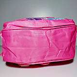 Рюкзак дитячий для дівчинки фрозен рожевий 813 з гаманцем, фото 4