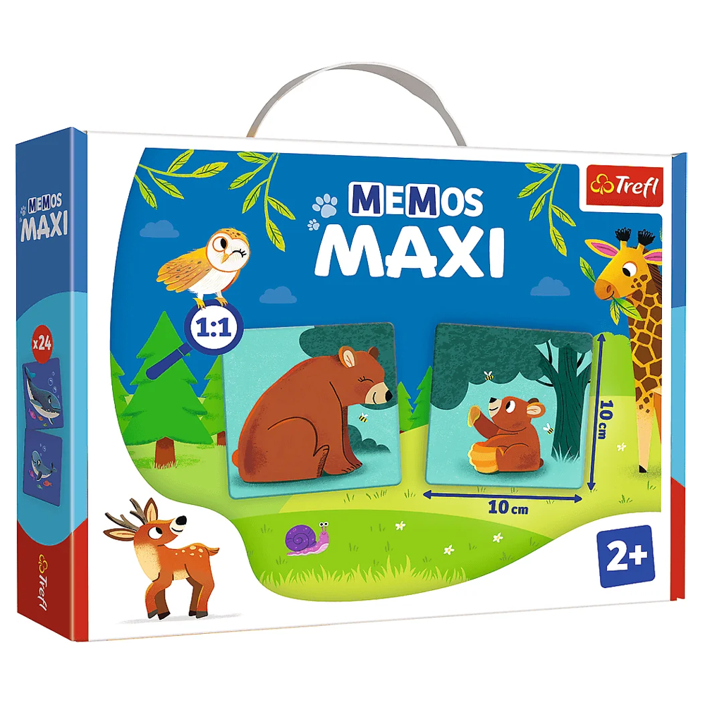 Настільна гра "Мемос MAXI Батьки та діти тварин" Trefl (5900511022681)