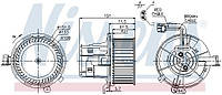 Вентилятор кабины кондиц. MERCEDES-BENZ SLS AMG (R197) 2007-2016 г.