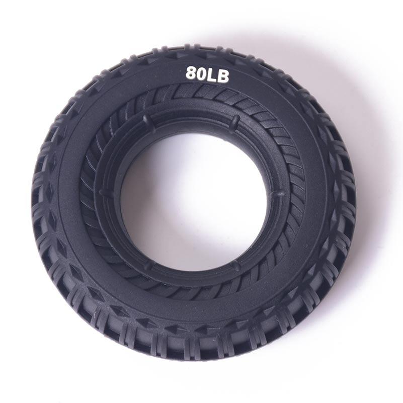 Тренажер еспандер-бублик для кисті з навантаженням 36 кг (80LB). Маленький кистьовий еспандер для рук, фото 1