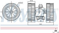Вентилятор кабины кондиц. MERCEDES-BENZ VITO (W639) 2003-2014 г.