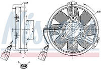 Вентилятор AUDI A4 B5 (8D2) / AUDI A6 C5 (4B5) / SKODA SUPERB (3U4) 1994-2008 г.