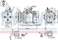 Компресор кондиціонера FIAT SEDICI (189_)/SUZUKI SX4 (EY. GY) 2005-2014 г.