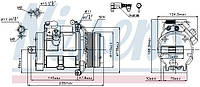 Компрессор кондиционера BMW X5 (E53) 2000-2012 г.