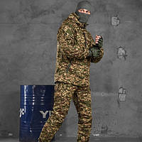 Мужской тактический костюм Горка 4 Rip-Stop пиксель, штурмовой весенний костюм анорак с капюшоном+брюки