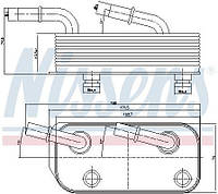 Масляный радиатор BMW 5 (E39) / BMW 7 (E38) 1994-2004 г.