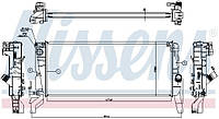 Радиатор BMW 2 (F45) / BMW X1 (F48) / MINI MINI (F56) 2013-2021 г.