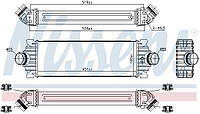 Интеркулер FORD TRANSIT V363 (FCD, FDD) / FORD TOURNEO CUSTOM V362 (F3) 2006-2014 г.