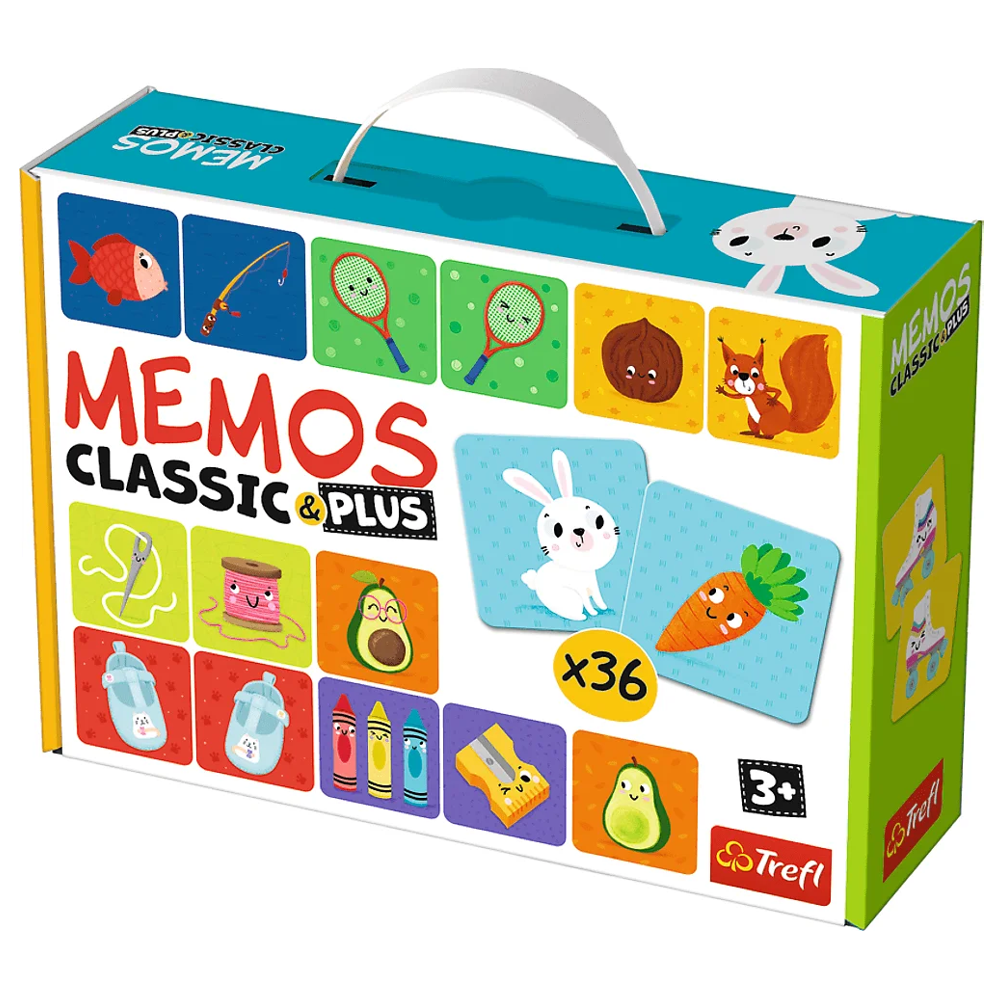 Настільна гра "Мемос Класичні плюс 36 карт Логіка" Trefl (5900511022728)