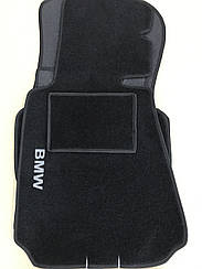 Ворсові BMW X-1 (Е84) (2009- (чорні) (StingrayUA) килимки текстильні в салон авто