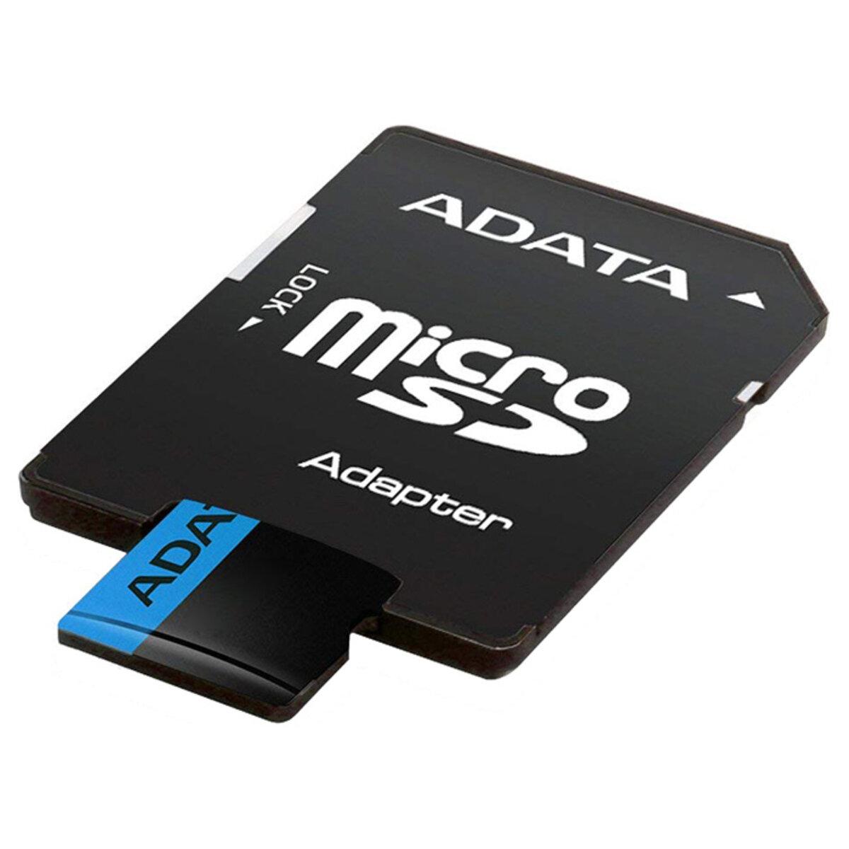 MicroSDXC (UHS-1) A-DATA Premier 64Gb Class 10 A1 (R-100Mb/s) (adapter SD) - фото 3 - id-p1982566258