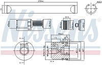 Осушитель кондиционера VW GOLF (1K1) / AUDI A3 (8P7) 2003-2022 г.