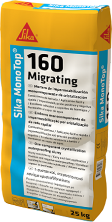 Гідроізоляційна суміш на цементній основі Sika Mono Top 160 Migrating 25 kg