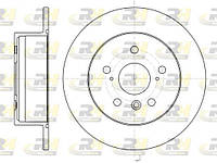 Тормозной диск LEXUS ES (_V4_) / TOYOTA CAMRY (_V4_) 2006-2018 г.