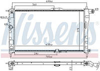 Радиатор DAEWOO NEXIA / DAEWOO RACER 1986-2008 г.