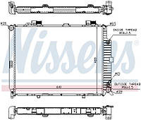 Радиатор MERCEDES-BENZ E-CLASS (W210) / MERCEDES-BENZ E-CLASS T-Model (S210) 1995-2003 г.