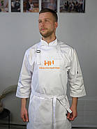 Фартух Latte з брендуванням до 25 см | Фартух з вишивкою логотипу, фото 7