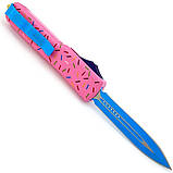 Ніж Microtech Dessert Warrior Ultratech Donut Pink Dagger, фото 3