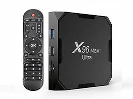 HD медіаплеєр X96 MAX+ Ultra Android TV (905x4/4GB/64GB)