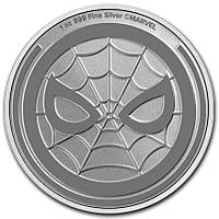 Серебряная монета 1oz Комиксы Marvel: Человек-Паук 2 доллара 2023 Ниуэ