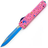 Ніж Microtech Dessert Warrior Ultratech Donut Pink Drop Point