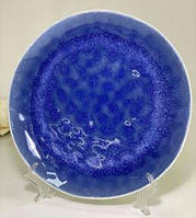 Тарелка Olens "Кюрасао" керамика голубая