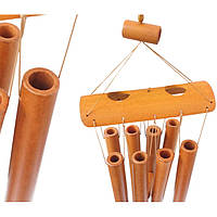 Бамбуковый колокольчик 8 трубочек, музыка ветра, колокольчик фен шуй