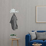 Ключниця настінна металічна 21*11см на 6 гачків Home, фото 4