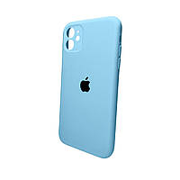 Чохол для смартфона Silicone Full Case AA Camera Protect for Apple iPhone 11 Pro Max кругл 44,Light Blue