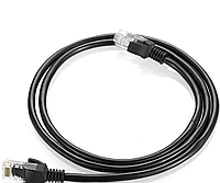 Патчкорд вита пара для інтернету (LAN кабель) RJ45 CAT5е 2 метра Black