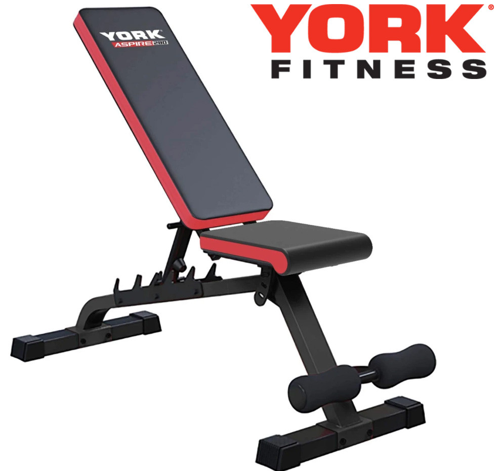 Лава тренувальна York Fitness ASPIRE 280 FID багатофункціональна для преса та жиму / Гарантія 2 роки