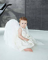 Крылья ангела костюм ребенка купидон косплей белый ангел крылья птицы фото реквизит