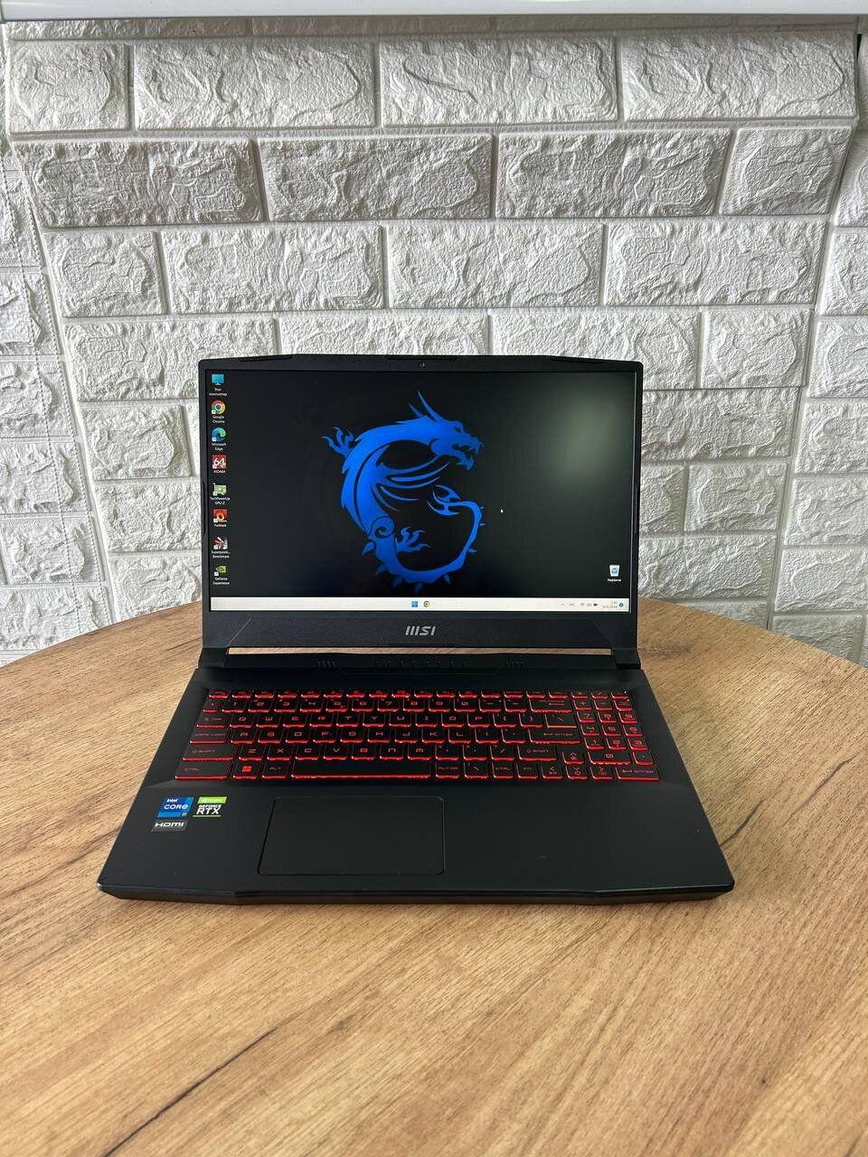 Б/в Ігровий ноутбук MSI Katana GF66 12UE 15.6" 1920x1080| i7-12700H| 16GB RAM| 512GB SSD| RTX 3060 6GB