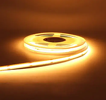Світлодіодна стрічка 24V COB 320 LED IP20 жовтий
