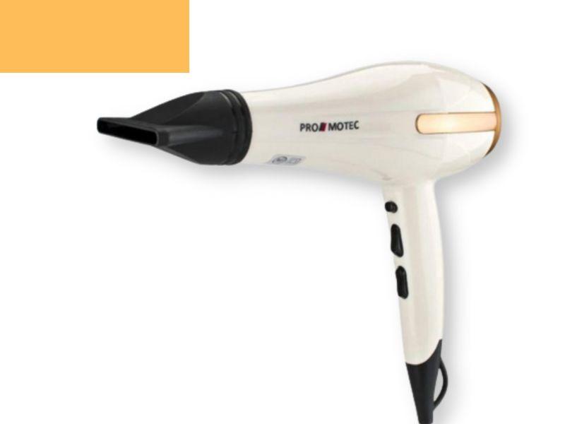 Фен професійний для волосся з 2 насадками Promotec PM-2305 3000 Вт білий (PM-2305), фото 1