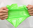 Кур'єрський пакет лайм 200х310 + 40 клапан, фото 5