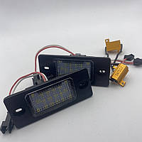 LED подсветка номера для Porsche Cayenne Touareg 02~09 Tiguan 07 Golf 5 Passat B5 Skoda Fabiа 1