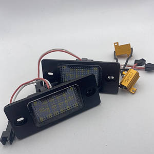 LED-підсвітка номера для Porsche Cayenne Touareg 02~09 Tiguan 07 Golf 5 Passat B5 Skoda Fabiа 1