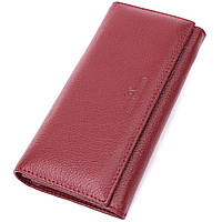 Женский кошелек из натуральной кожи ST Leather Бордовый Seli Жіночий гаманець з натуральної шкіри ST Leather
