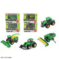 Сельхозтехніка мет. 4 різновиди, в кор. 10,5*7*4,5см (288шт/2)