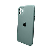 Чохол для смартфона Silicone Full Case AA Camera Protect for Apple iPhone 11 Pro Max кругл 46,Pine Green