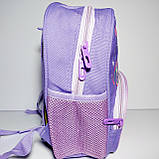 Рюкзак дитячий для дівчинки бузковий з єдинорогом 2220, фото 3