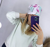 Медична шапка в рожеві фламінго Шапка медична