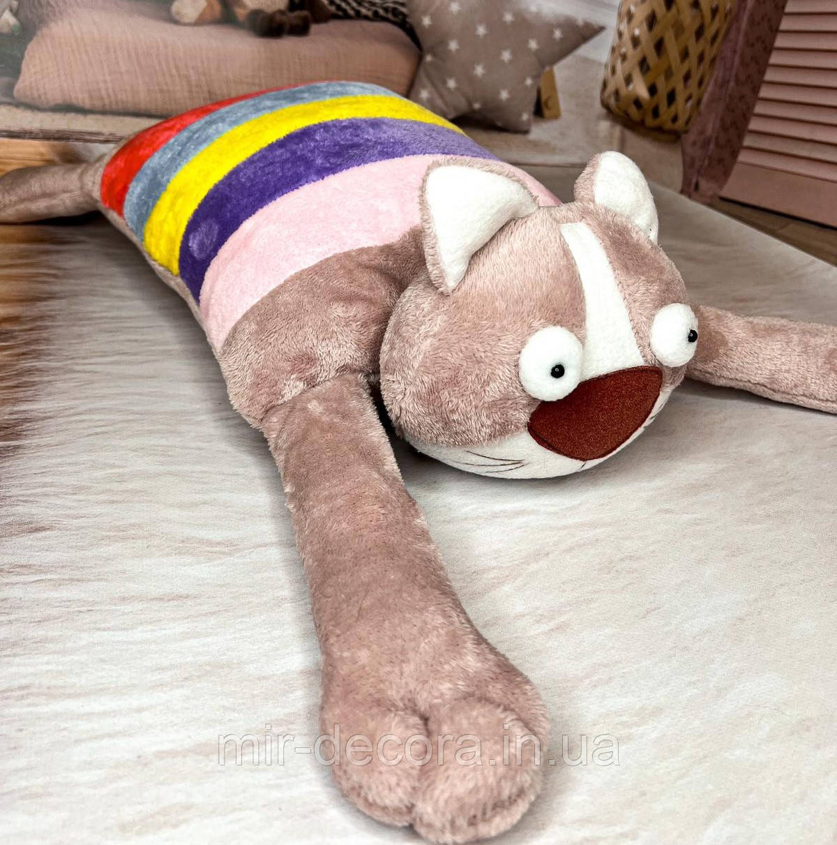 Іграшка подушка декоративна "Кіт" 60 см, фото 1