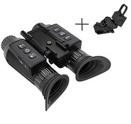 Тактичний бінокль нічного бачення NV8300 Super Light 4K HD 36MP 3D (до 500м) + кріплення FMA L4G24 на шолом